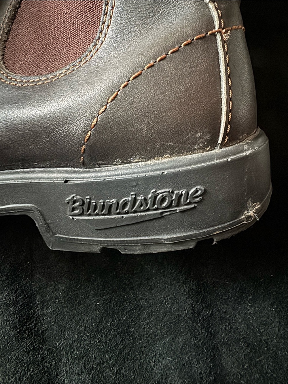 Blundstone Men's Brown leather Chelsea Work Boot 500 series - Picture 7 of 16